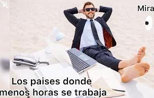 paises donde menos se trabaja